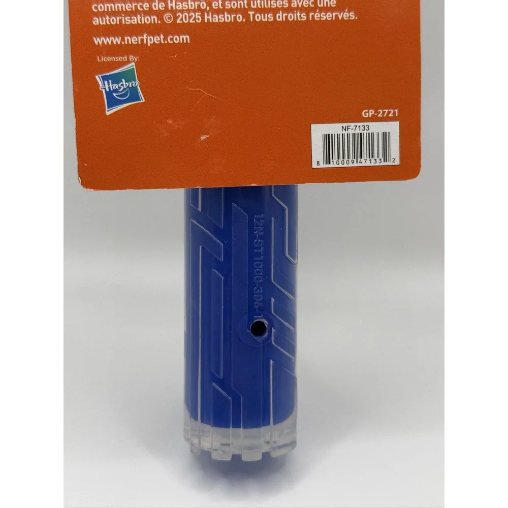 Nerf Dog Super Scent NF-7133 Dental Chew Peanut Butter 10 Inch Dog Toy